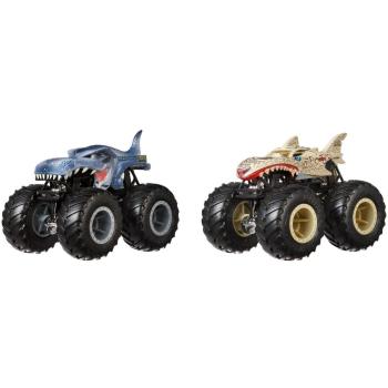 Mattel Hot Wheels Monster trucks demoliční duo Mega-Wrex a Leopard Shark FYJ65