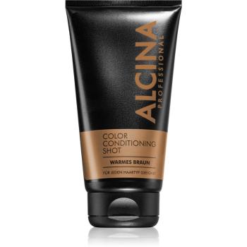 Alcina Color Conditioning Shot Silver tónovací balzám pro zvýraznění barvy vlasů odstín Warm Brown 150 ml