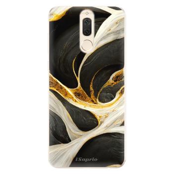 Odolné silikonové pouzdro iSaprio - Black and Gold - Huawei Mate 10 Lite