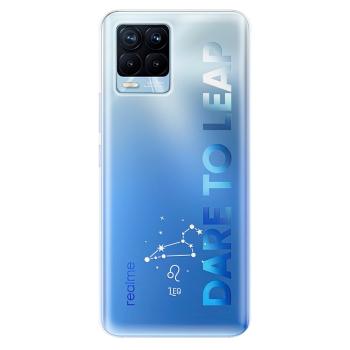 Odolné silikonové pouzdro iSaprio - čiré - Lev - Realme 8 / 8 Pro