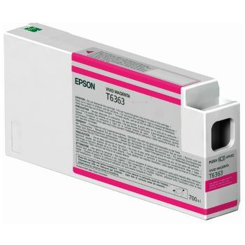 EPSON T6363 (C13T636300) - originální cartridge, purpurová, 700ml