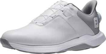 Footjoy ProLite White/White/Grey 42 Pánské golfové boty