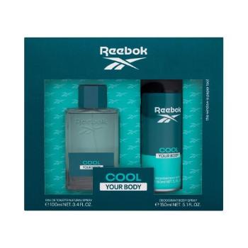 Reebok Cool Your Body dárková kazeta toaletní voda 100 ml + deodorant 150 ml pro muže