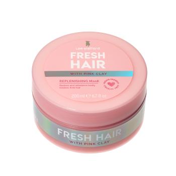 Lee Stafford Fresh Hair maska s růžovým jílem, 200 ml