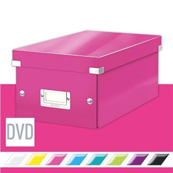 LEITZ WOW Click & Store DVD 20.6 x 14.7 x 35.2 cm, růžová (60420023)