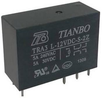 Tianbo Electronics TRA3 L-5VDC-S-2Z relé do DPS 5 V/DC 8 A 2 přepínací kontakty 1 ks