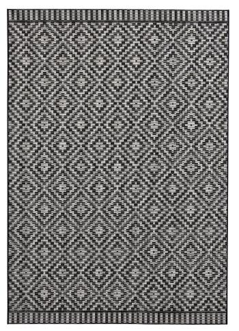 Mujkoberec Original Kusový koberec Mujkoberec Original Mia 103520 Black Creme - 160x230 cm Černá