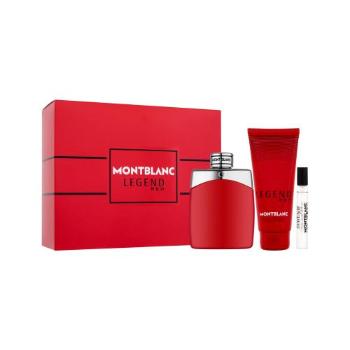 Montblanc Legend Red dárková kazeta parfémovaná voda 100 ml + parfémovaná voda 7,5 ml + sprchový gel 100 ml pro muže