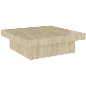 SHUMEE Konferenční stolek dub sonoma 90 × 90 × 28 cm dřevotříska, 806915 (806915)