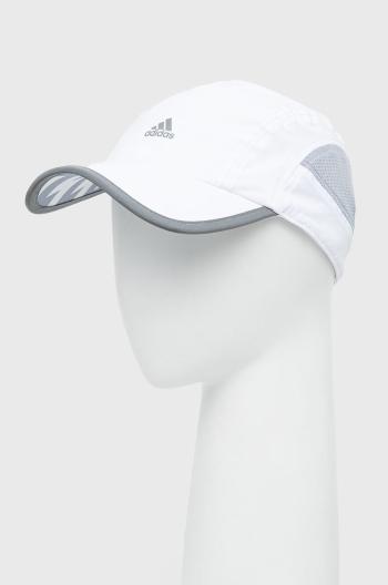 Čepice adidas HD7306 bílá barva, s potiskem