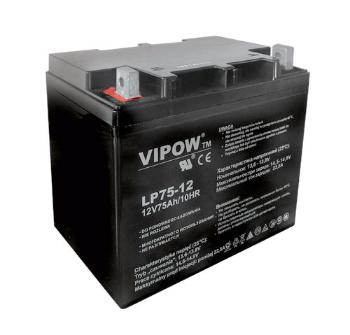 Baterie olověná 12V  75Ah VIPOW