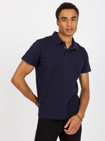 TMAVĚ MODRÁ PÁNSKÁ POLOKOŠILE TSKK-Y21-0000307.56P-DARK BLUE Velikost: XL