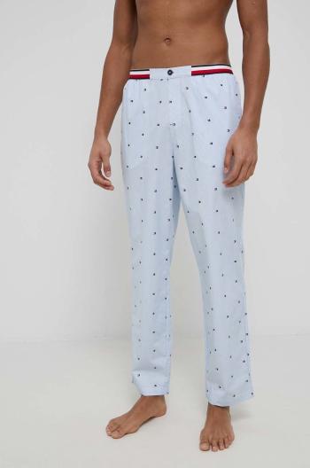 Bavlněné pyžamové kalhoty Tommy Hilfiger vzorovaná