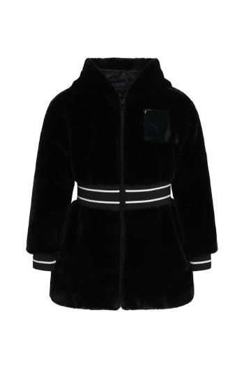 Dětská bunda Karl Lagerfeld černá barva