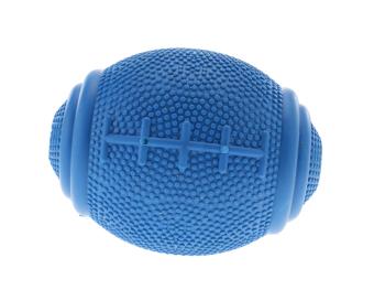 Vsepropejska Tegan ragby míč pro psa na pamlsky Barva: Modrá, Rozměr (cm): 11