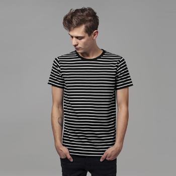 Urban Classics Striped Tee blk/wht - L