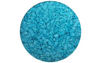 Cukrářské zdobení Šupiny z polevy modré - azurové 250 g - 