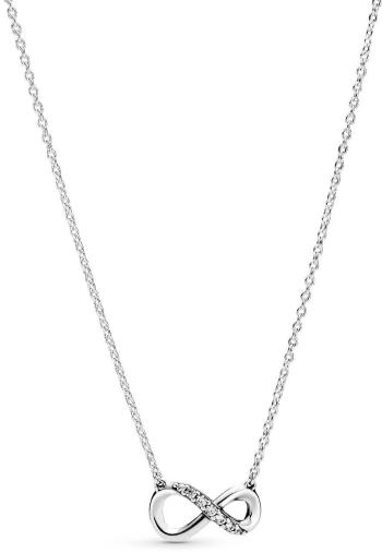 Pandora Stříbrný náhrdelník Třpytivé nekonečno 398821C01-50