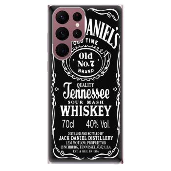 Odolné silikonové pouzdro iSaprio - Jack Daniels - Samsung Galaxy S22 Ultra 5G