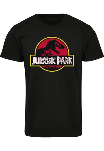 Mr. Tee Jurassic Park Logo Tee black - XS