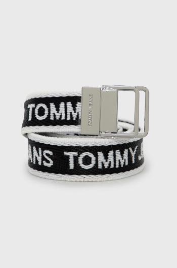 Pásek Tommy Jeans dámský, černá barva
