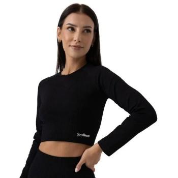 GymBeam FLO Dámský crop top, černá, velikost