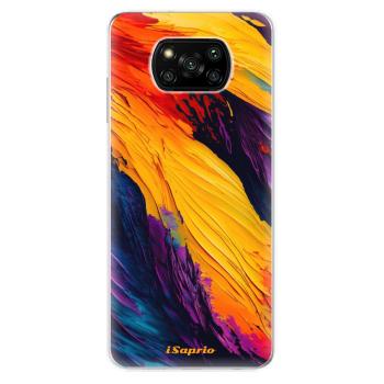 Odolné silikonové pouzdro iSaprio - Orange Paint - Xiaomi Poco X3 Pro / X3 NFC