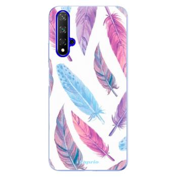 Odolné silikonové pouzdro iSaprio - Feather Pattern 10 - Huawei Honor 20