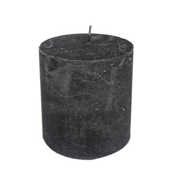 Černá nevonná svíčka XL válec - Ø  10*15cm BRKMG1015