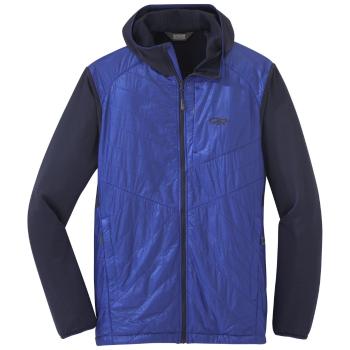 Pánská bunda Outdoor Research Men's Vigor Hybrid Hooded Jacket, ink/sapphire velikost: S