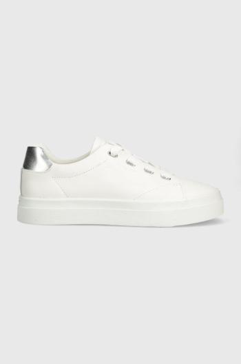 Kožené sneakers boty Gant Avona bílá barva, 28531451.G312