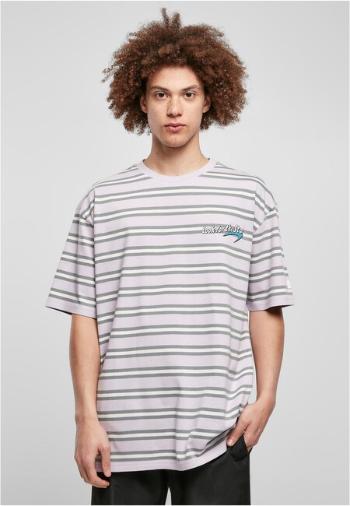Starter Look for the Star Striped Oversize Tee lilac/palewhite/heavymetal - L