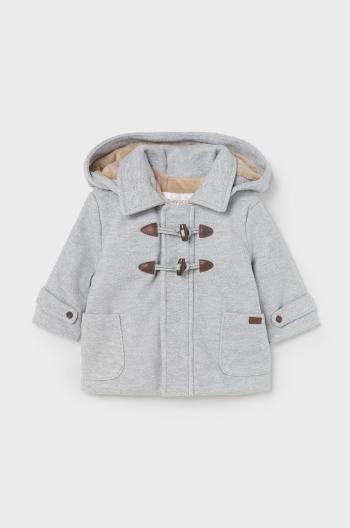 Dětský kabátek Mayoral Newborn šedá barva