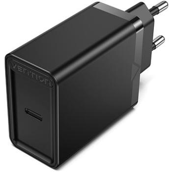 Vention 1-port USB-C Wall Charger (30W) Black (FAIB0-EU)