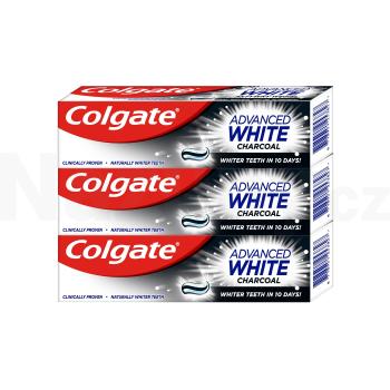 Colgate Advanced White Charcoal zubní pasta 3x75 ml