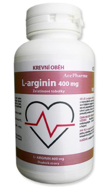 AcePharma L-arginin 400 mg 100 kapslí