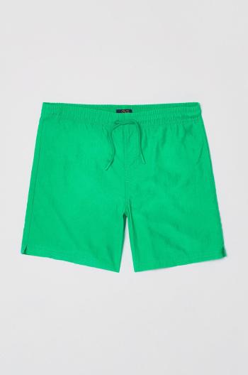Dětské plavkové šortky OVS zelená barva