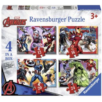 Ravensburger Puzzle Disney Marvel Avengers 4 x puzzle v boxu