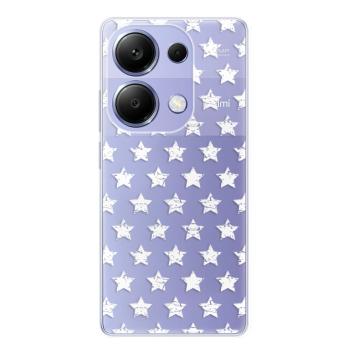 Odolné silikonové pouzdro iSaprio - Stars Pattern - white - Xiaomi Redmi Note 13 Pro