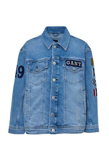 BUNDA GANT D1. SAILING DENIM JACKET modrá 176