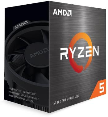 AMD cpu Ryzen 5 5600X AM4 Box (6core, 12x vlákno, 3.7GHz / 4.6GHz, 32MB cache, 65W), s chladičem Wraith Stealth