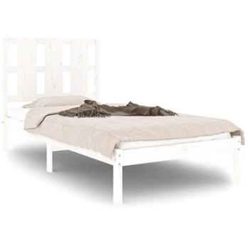 Rám postele bílý masivní dřevo 90 × 190 cm Single, 3105566 (3105566)