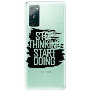 iSaprio Start Doing - black pro Samsung Galaxy S20 FE (stadob-TPU3-S20FE)