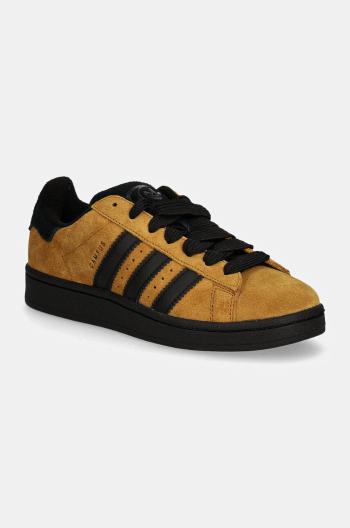 Kožené sneakers boty adidas Originals Campus 00s černá barva, JH8998