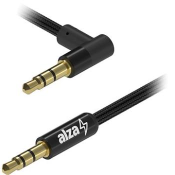 AlzaPower 90Core Audio 3.5mm Jack (M) to 3.5mm Jack 90° (M) 0.5m černý (APW-CBA3JM905B)