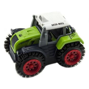 Traktor převracecí plast 10 cm zelený