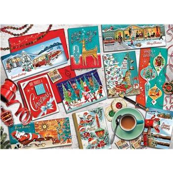 Cobble Hill Puzzle Vánoční pozdravy 1000 dílků (80340)