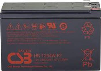 Olověný akumulátor CSB Battery HR 1234W high-rate HR1234WF2, 8.4 Ah, 12 V