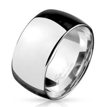 Šperky4U Pánský ocelový prsten šíře 10 mm - velikost 72 - OPR1655-72