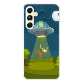 Odolné silikonové pouzdro iSaprio - Alien 01 - Samsung Galaxy A54 5G